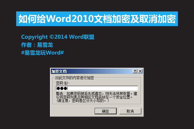 Word2010加密